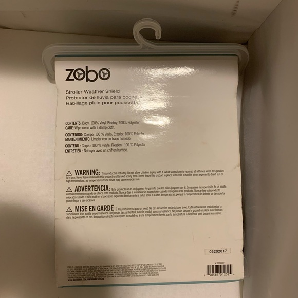 Zobo Travel Stroller System Weather Shield - Picture 3 of 6